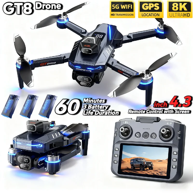 Jjrc Drone X12 - โดรน HOT สำหรับ LSRC GT8 กล้องคู่ระดับมืออาชีพ