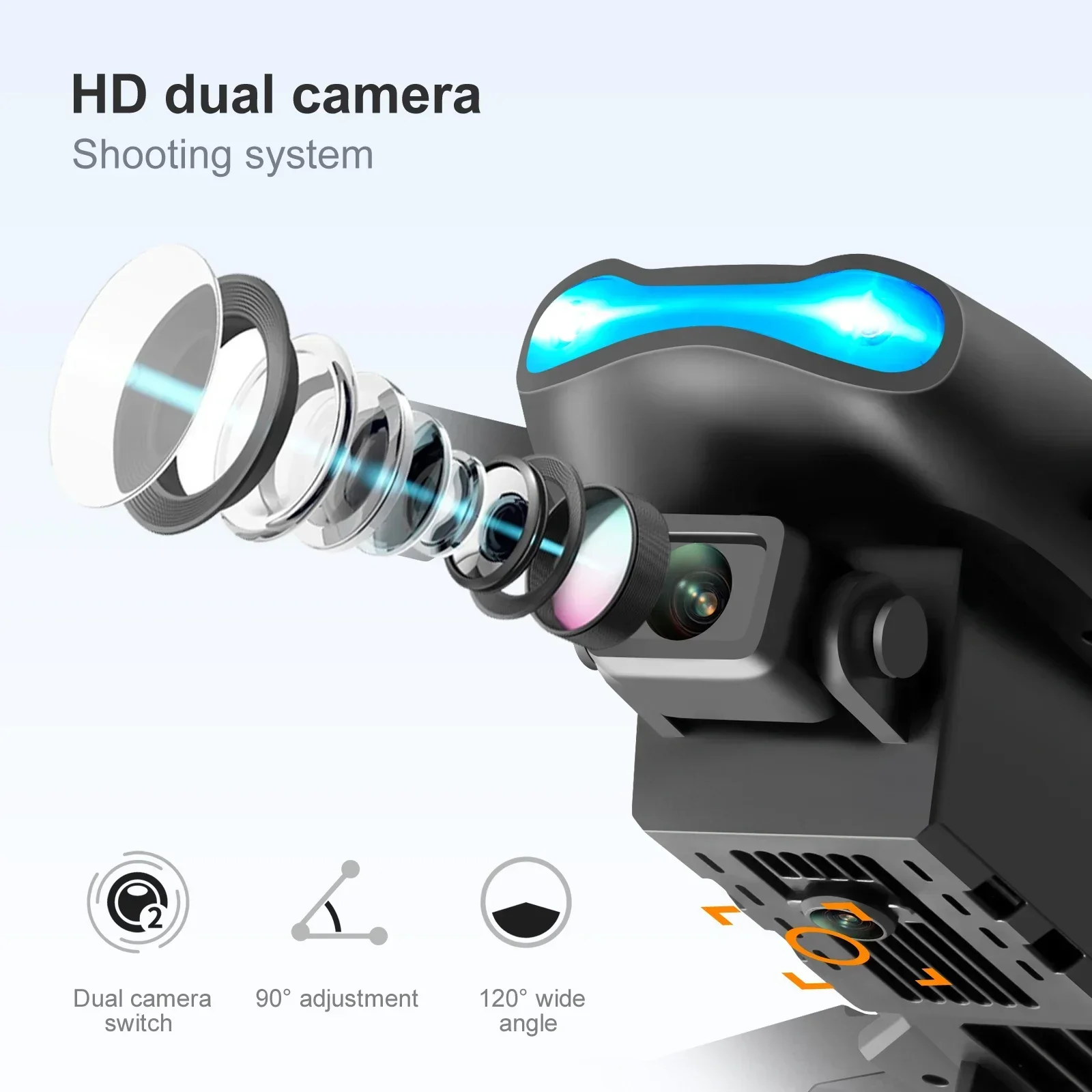 โดรนรุ่นใหม่ E99 Pro HD 4K กล้ - Drone Ae Rc บทวิจารณ์และราคา