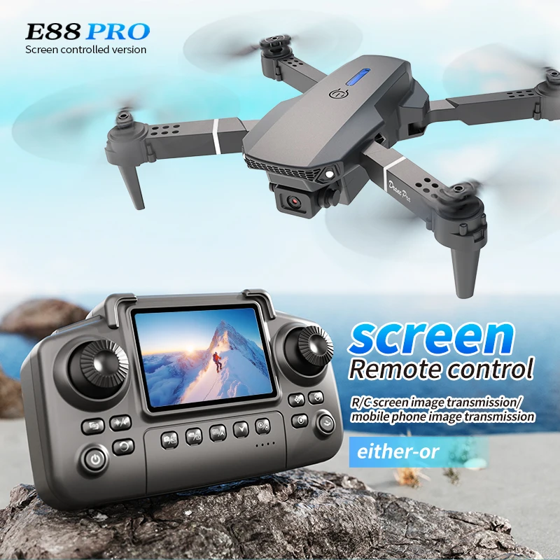 โดรนรุ่น Professional E88 PRO  - Drone E88 Rc Quadcopter บทวิจารณ์และราคา